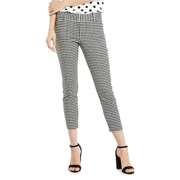 The Limited Pants - 𝅺The Limited Gingham Print Cropped Pants
